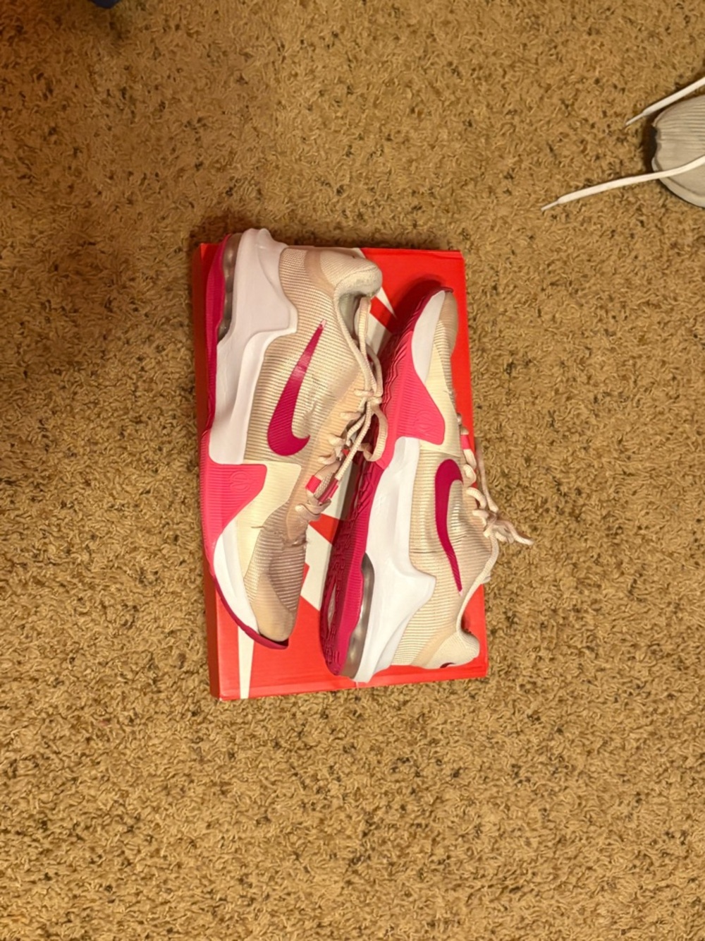 Nike Women’s Athletic Shoes in Pink and White